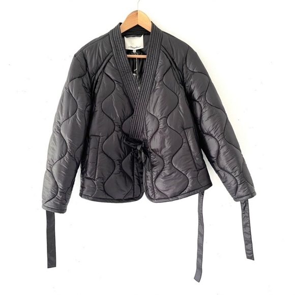 3.1 Phillip Lim Utility Ripstop Kimono Jacket Padded Wrap - Picture 2 of 8